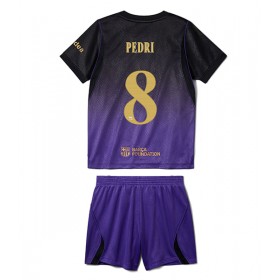 Barcelona Pedri Gonzalez #8 Borta Kläder Barn 2026-27 Kortärmad (+ Korta byxor)